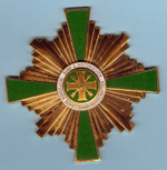 Goldener Stern zum St. Sebastianus Ehrenkreuz